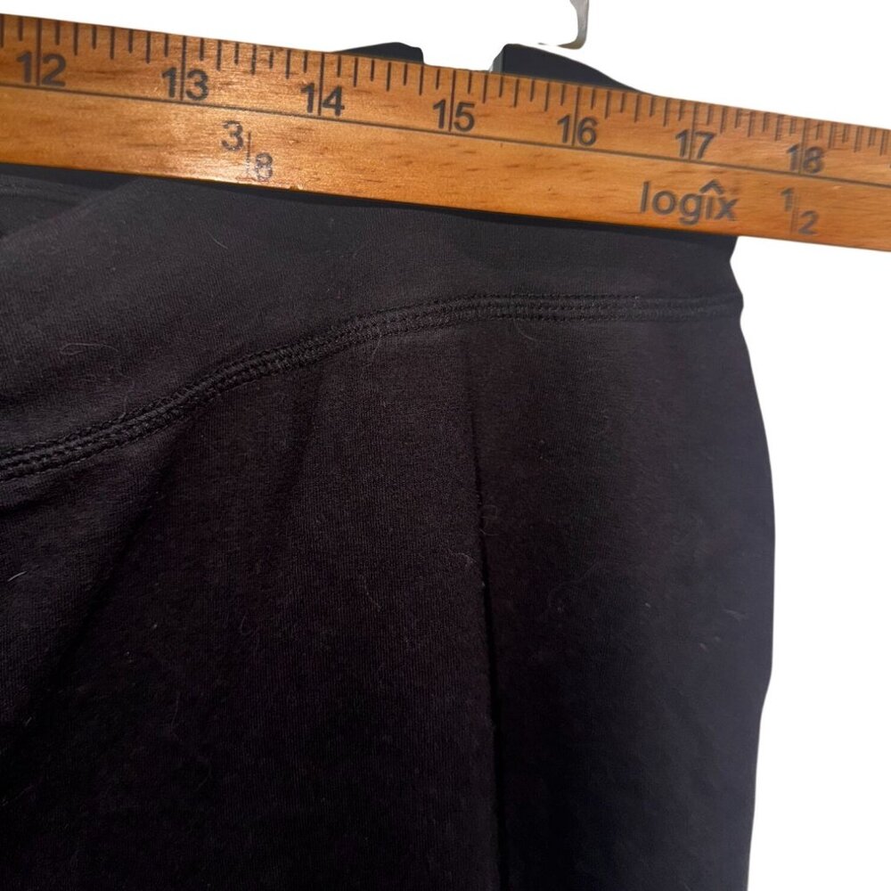Sunday Womens Black XL Cotton/Spandex Loose Fit Cropped Pants - Picture 7 of 8
